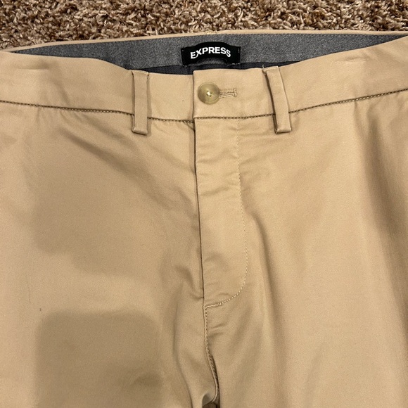 Express Hyper Stretch Slim Khaki Chino Pants - Picture 5 of 13